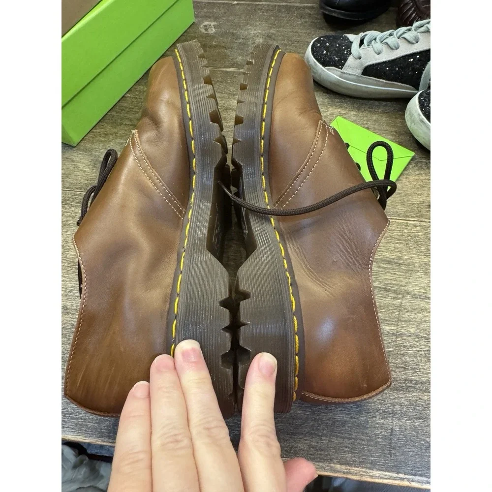 Dr. Martens Brown Lace-Up Oxford Size 10 1461 Ziggy